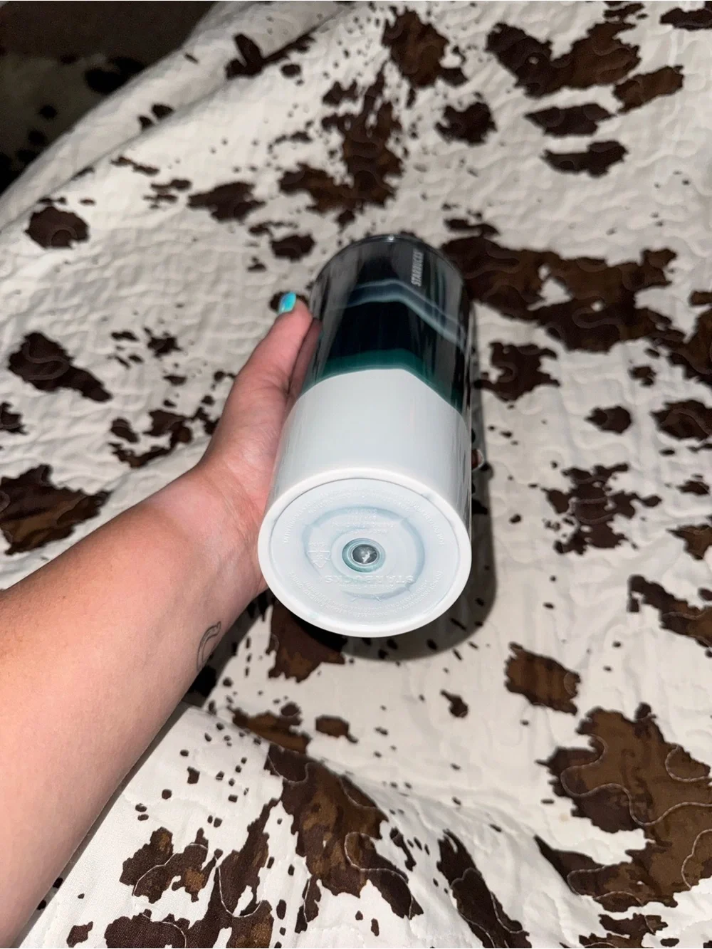 Starbucks Emerald Green & White Ombre Reusable Tumbler
